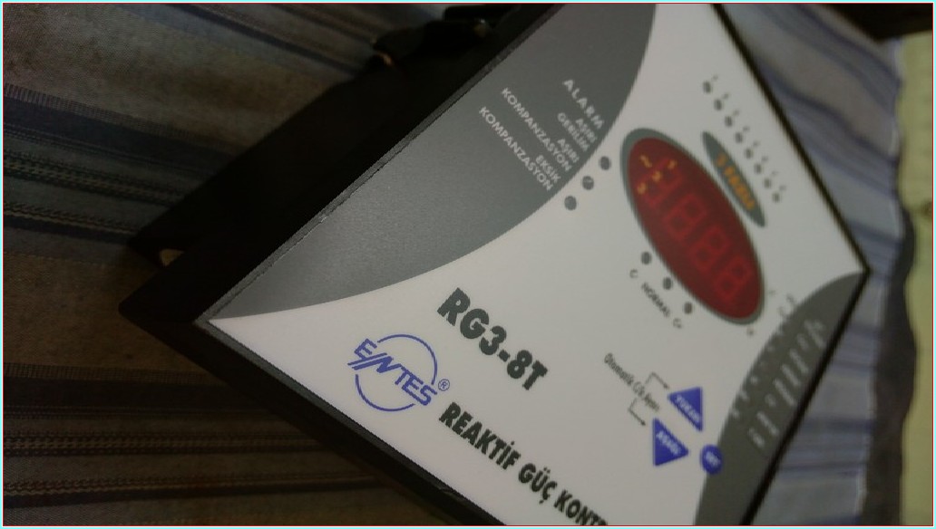 ENTES RG3-8T REAKTİF GÜÇ KONTROL RÖLESİ